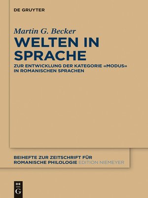 cover image of Welten in Sprache